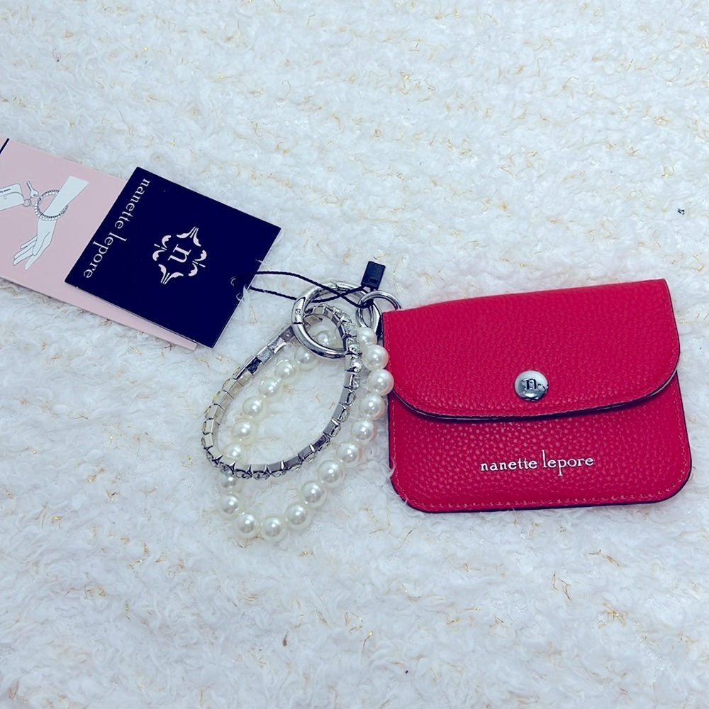 Nanette Lepore Bling Bracelet, Keyring Removable Card Case